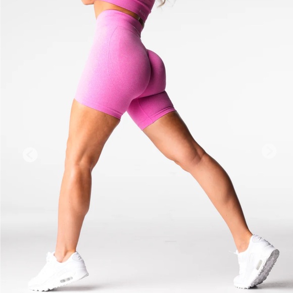 Bubble Gum Pink Lift Seamless Shorts - Picture 2 of 13